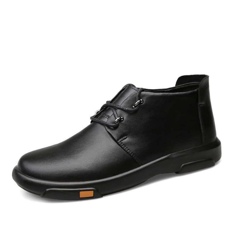 Cowhide Soft Sole Top Layer Cowhide Casual Leather Shoes Men