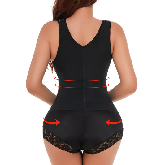 Jumpsuit Women's Belly Contraction Bodybuilding Breasted Corset