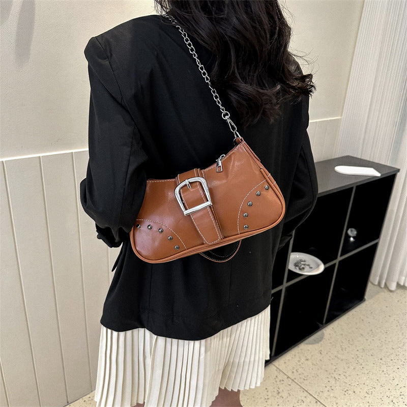 Women's New Fashion Simple Chain Casual Crossbody Bag