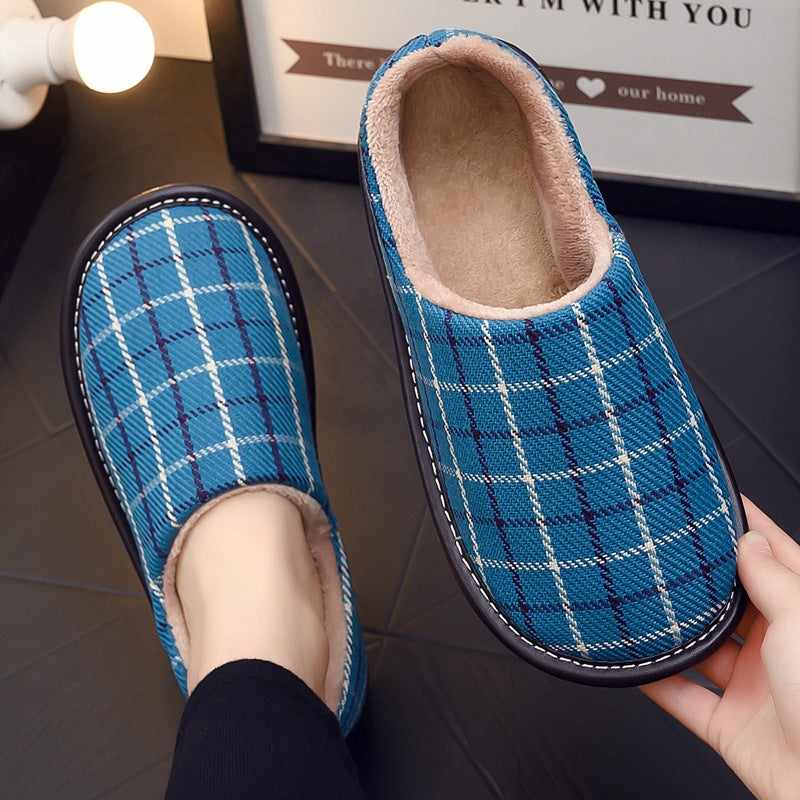 Fabric Cotton Slippers Bag With Platform