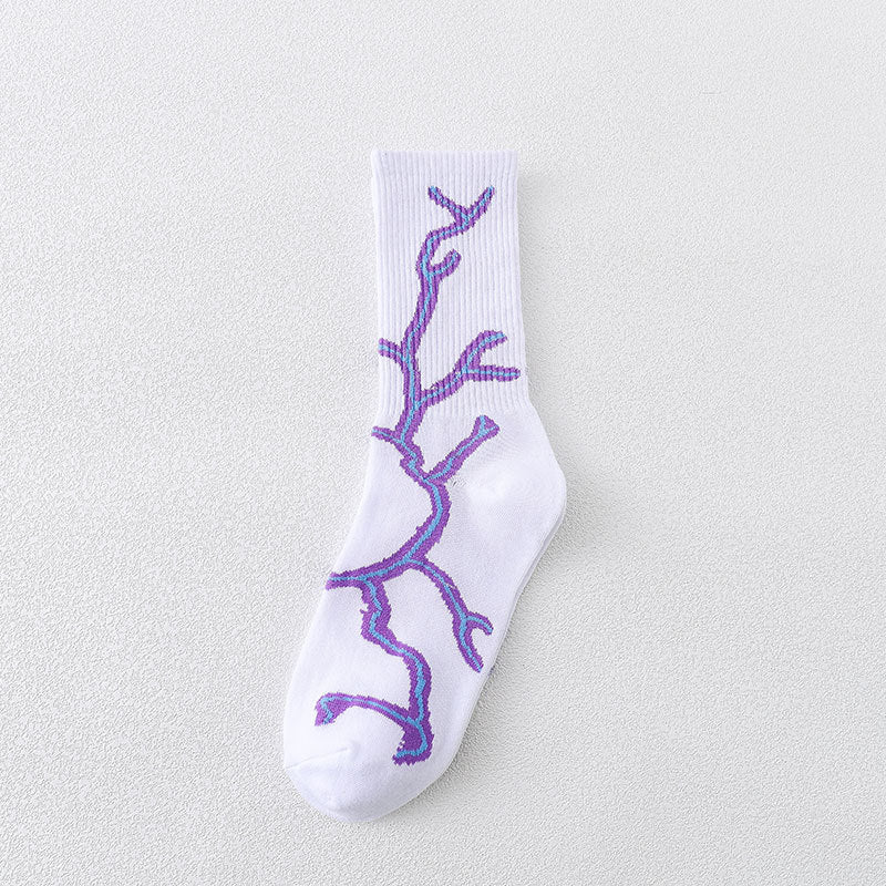 Korean Version Of Street Skateboard Basketball Socks