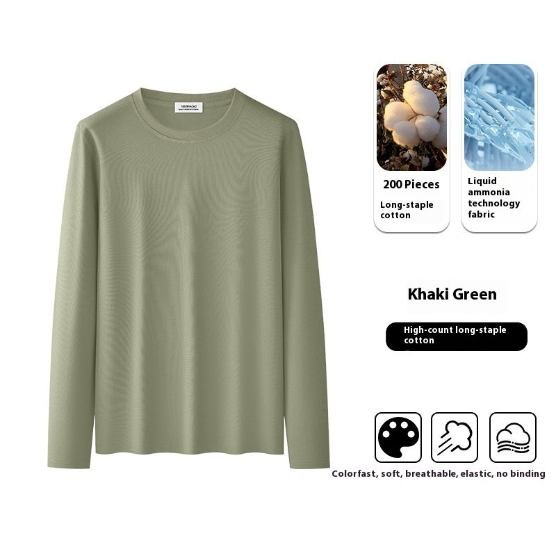 Eksklusiv enkel langærmet T-shirt til mænd