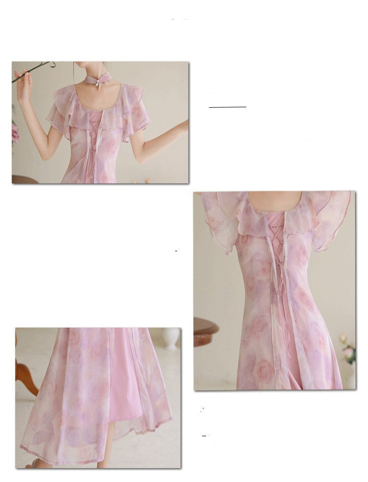 Waistband Tea Break Elegant Luxury Dress