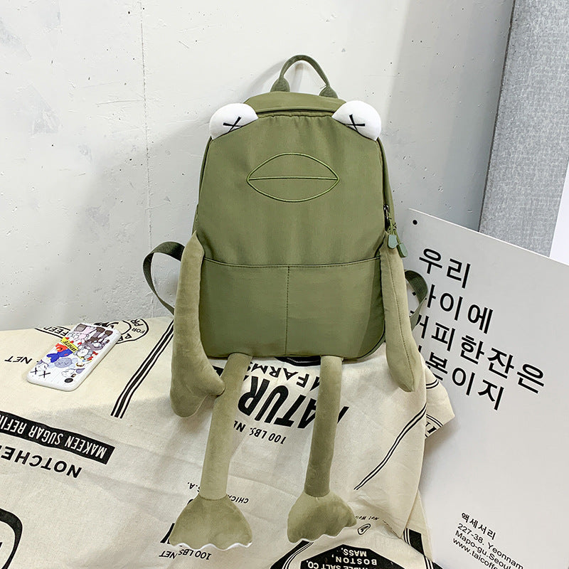 Cute Funny Cartoon Doll Large-capacity Backpack
