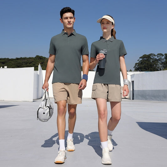 Quick-drying Jacquard T-shirt Summer Casual