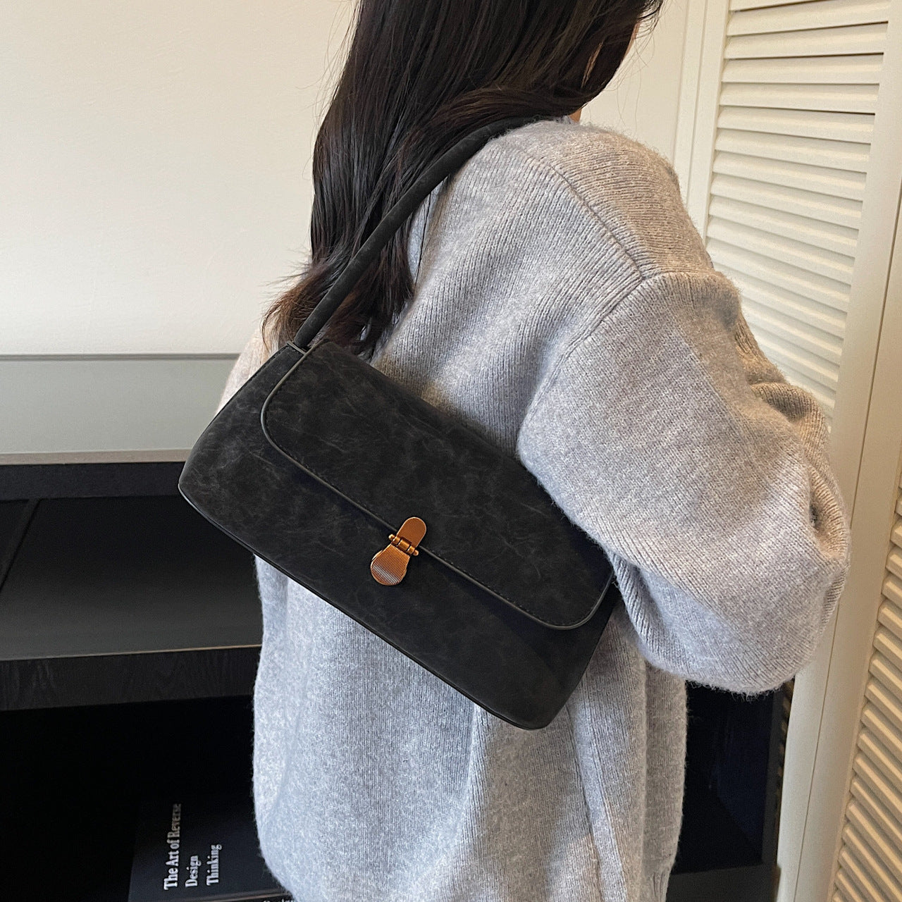 Women's Versatile Vintage Small Square Bag