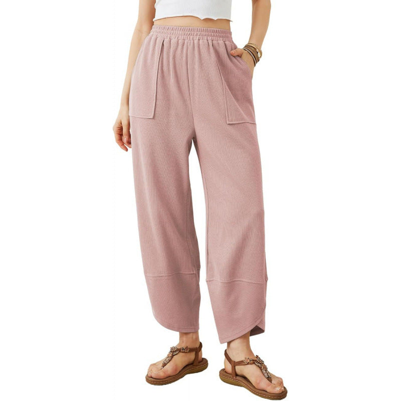 Trendy Cropped Pants For European And American Women