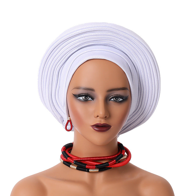 Heavy Industry Bright Silk Laminated Bandage Party Toque