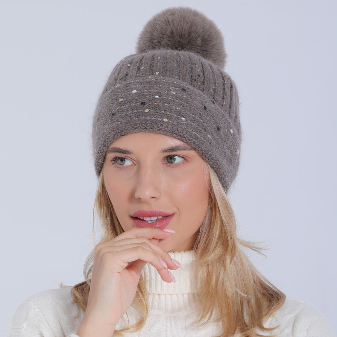 Ladies Fashion Personality Warm Fleece Beret