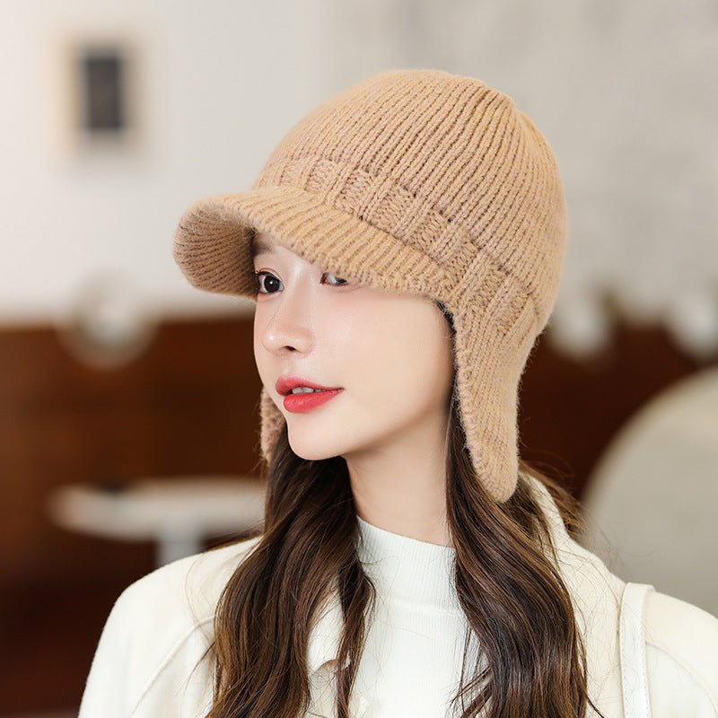 Women's Fashion Knitting Wool  Ear Protection
