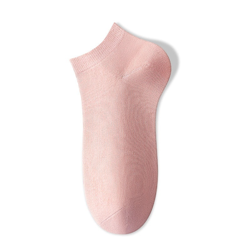 Women's Pure Cotton Spring And Summer Seamless Socks Deodorant Sweat Absorbing Socks