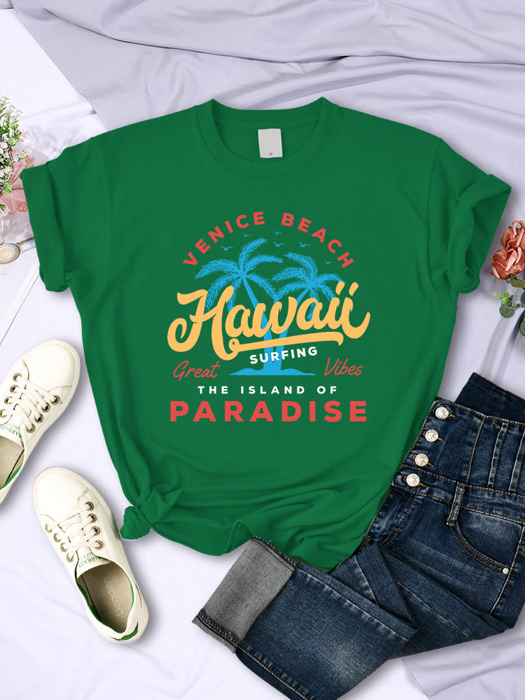 New Surfing Venice Beach Female T-shirt