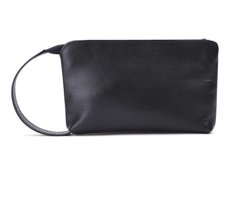 Mobile Phone Bag New Solid Color Leather Small Handbag Ladies Change Storage Clutch