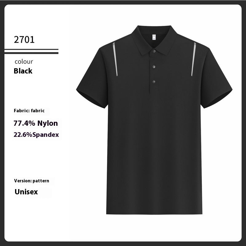 Male Leisure Sports And Leisure Breathable Polo T-shirt