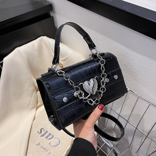 Women's Chain One Shoulder Cross-body Small Square Bag