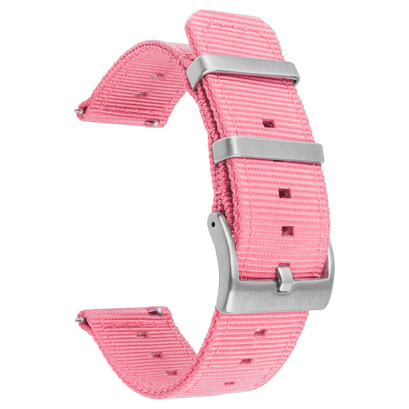 Nylon Watchband Quick Release Waterproof Woven Strap