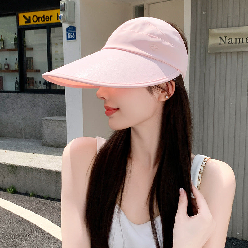 Solid Color Minimalist All-match Sun Hat
