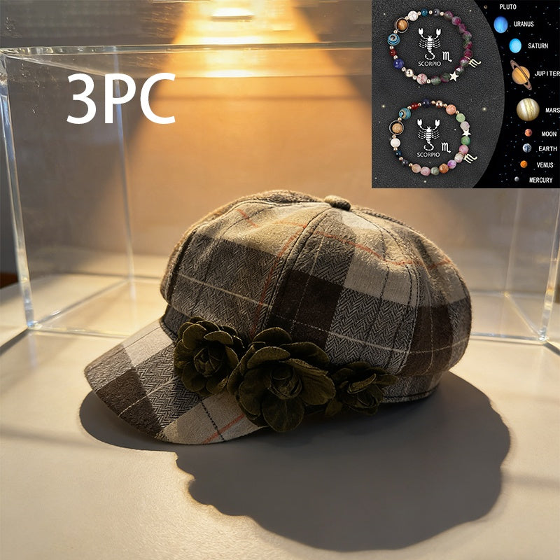 British-style Casual Painter Hat That Is Versatile And Can Show Off Your Face