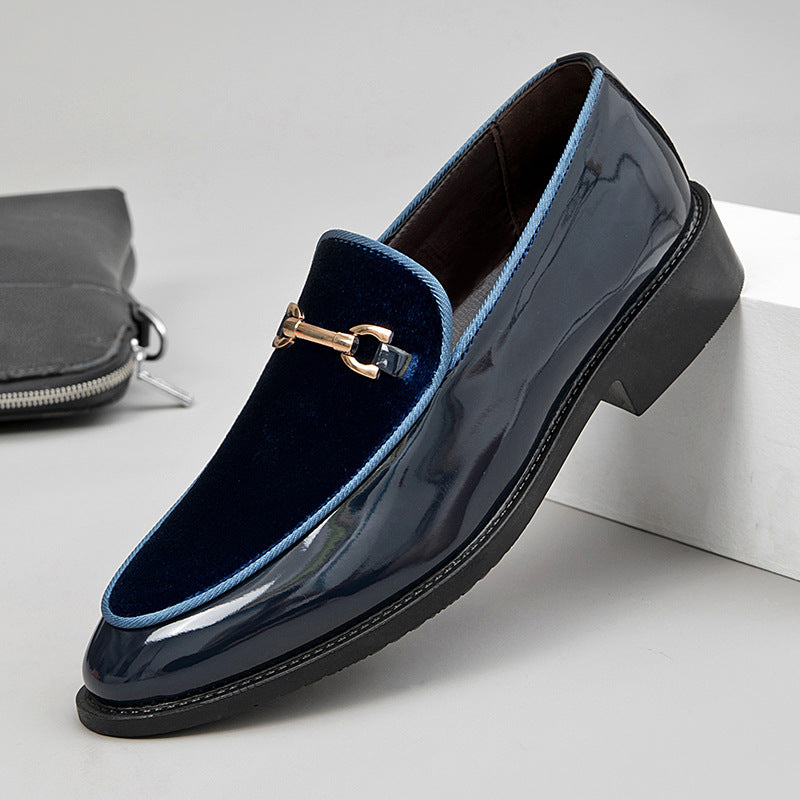 Patent Leather Shiny Shoes Lightweight Trendy Versatile Casual