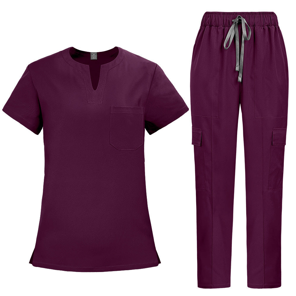 Simple Straight-cut Hand-washing Suit For Nurses