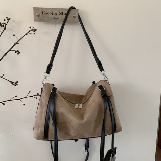 New Commuter Frosted Large Capacity Versatile Crossbody Bag