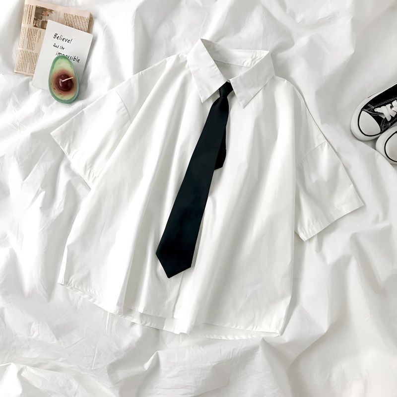 New Summer Loose Casual Short-sleeved Shirt