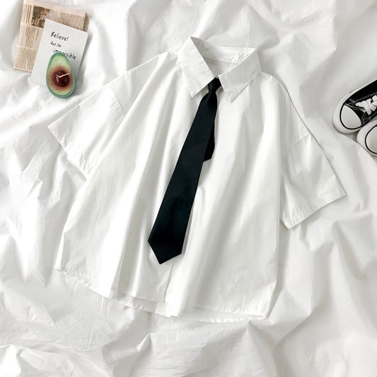 New Summer Loose Casual Short-sleeved Shirt