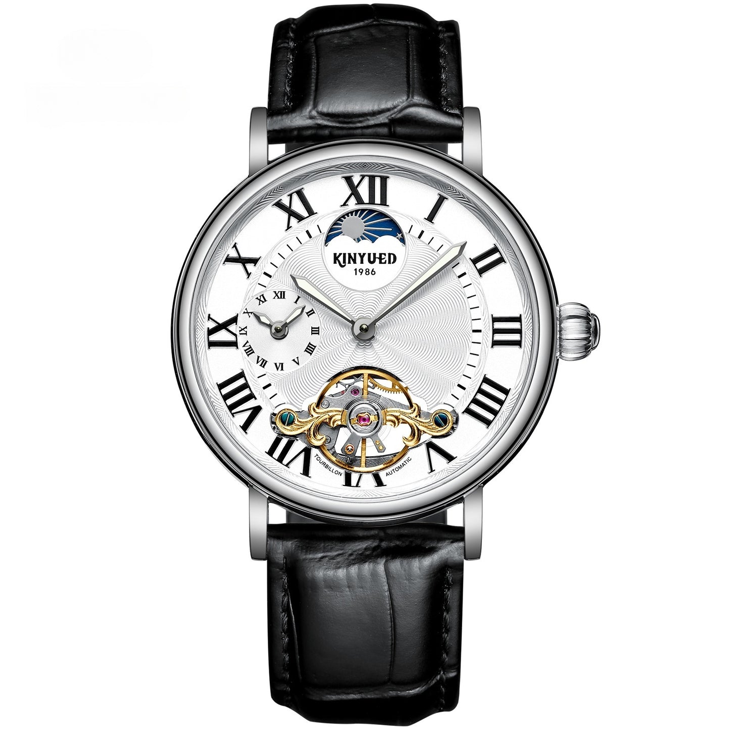 Tourbillon Automatic Mechanical Watch Luminous Hollow Men's