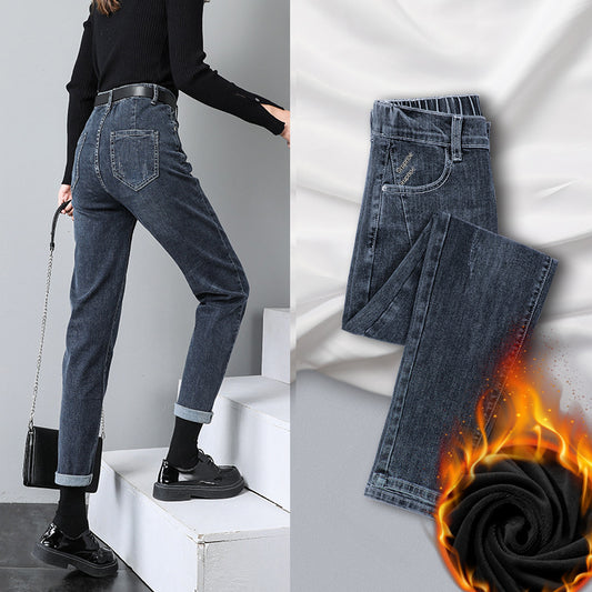 Jeans Women's Summer Spring And Autumn Style Straight Loose High Waist Slim