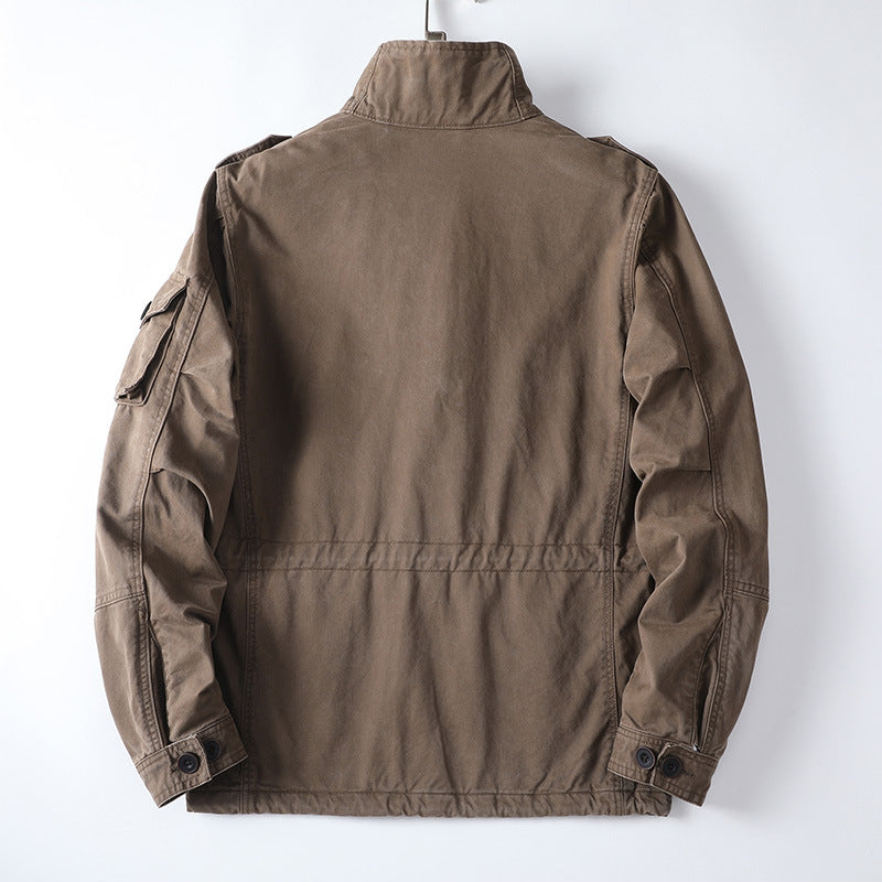 Casual Youth Jacket Loose Zip Men's Coat