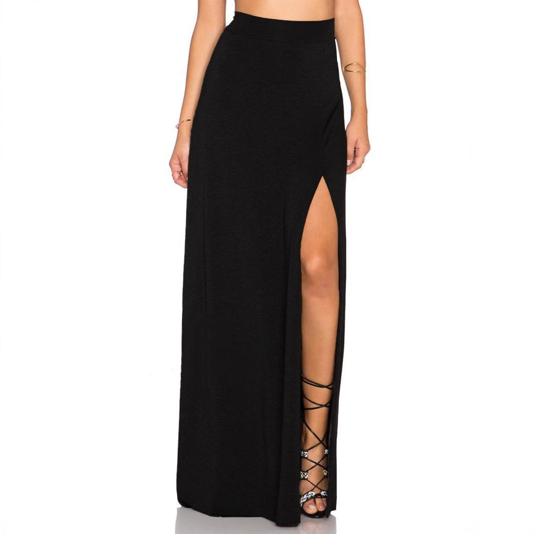 Women's Elegant Casual Side High Slit Long Dress