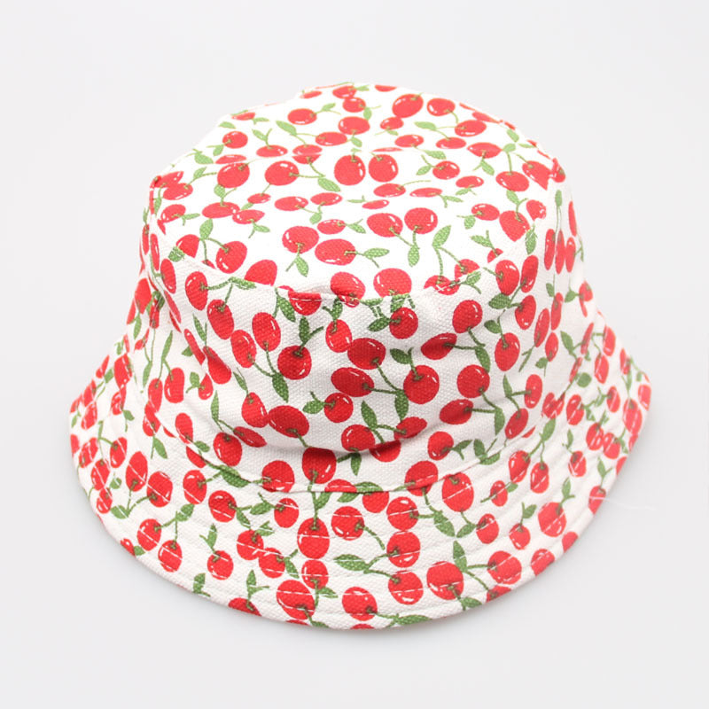 New Children's Flower Sun Casual Bucket Hat