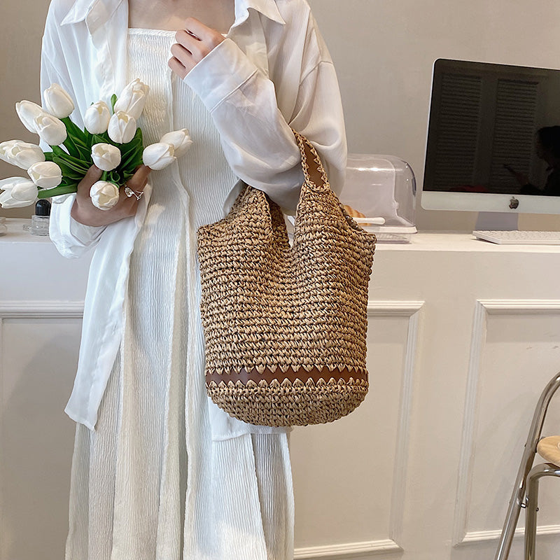 Large Capacity Beach Bag For Seaside Vacation
