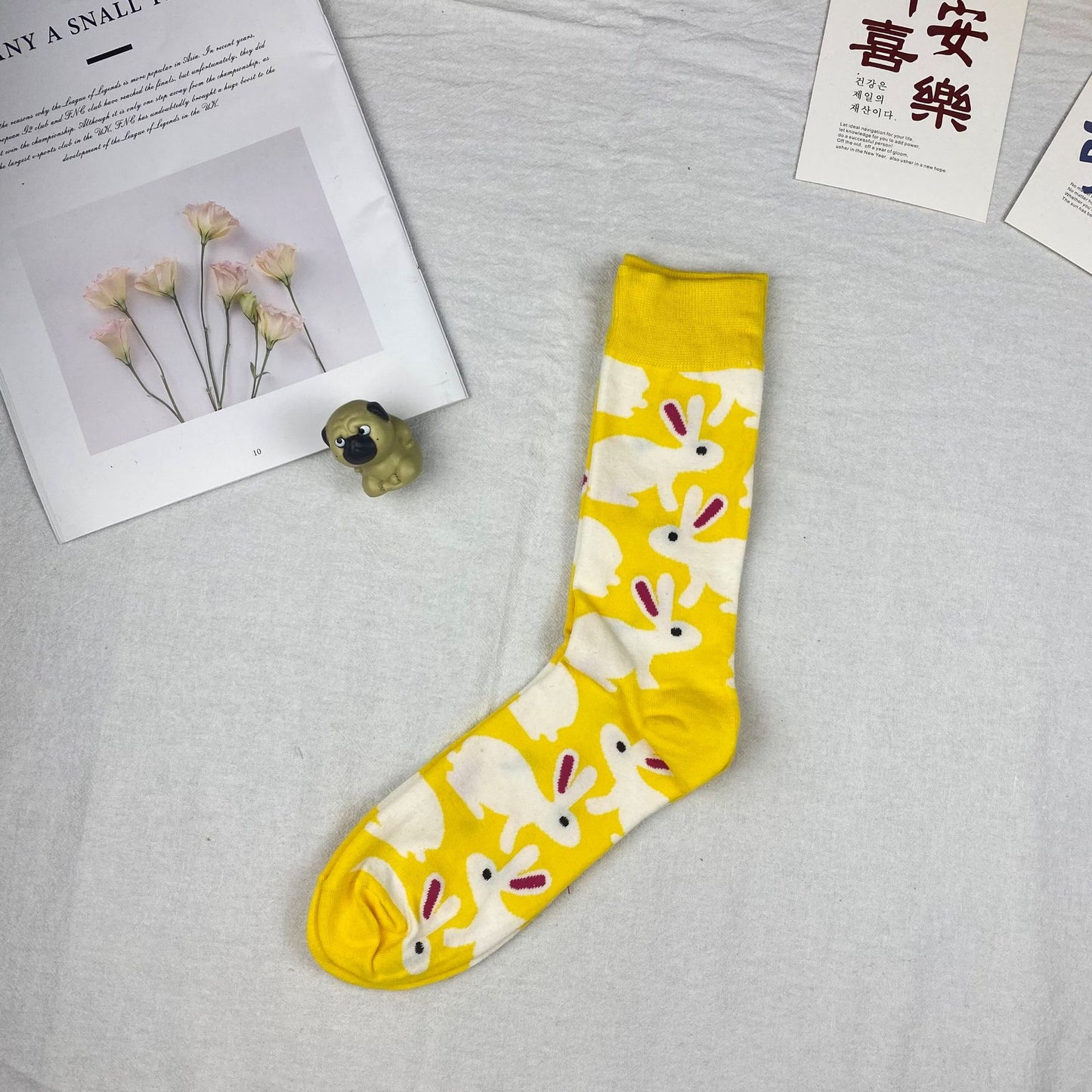 Girls Cartoon Socks In Long Tube Trendy Socks