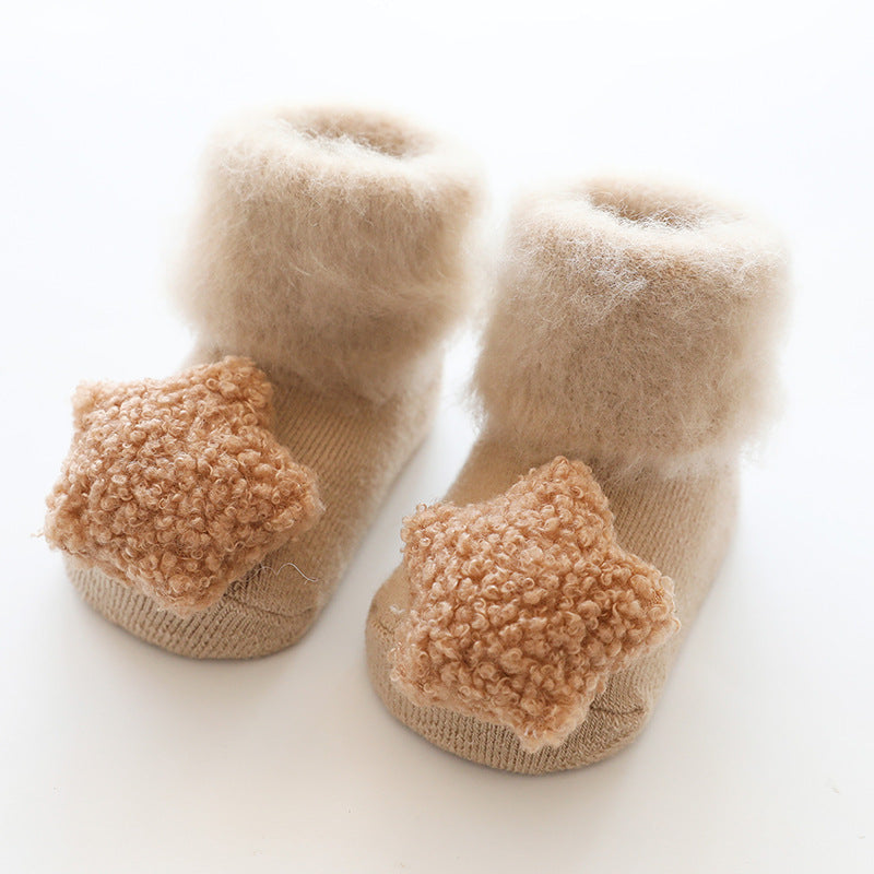 Non-slip Floor Socks Three-dimensional Doll Baby