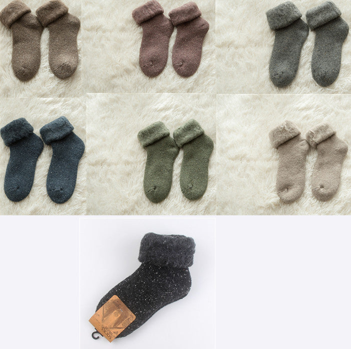 Cashmere sne-sokker til mænd i retro-stil til ældre og midaldrende