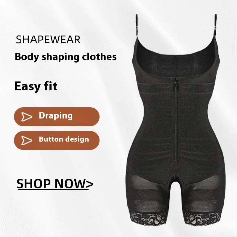 Belly Contracting And Hip Lifting One-piece Corset Women