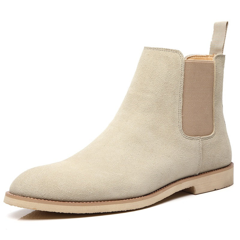 Men's Chelsea Boots AutumnWinter Suede High-Top