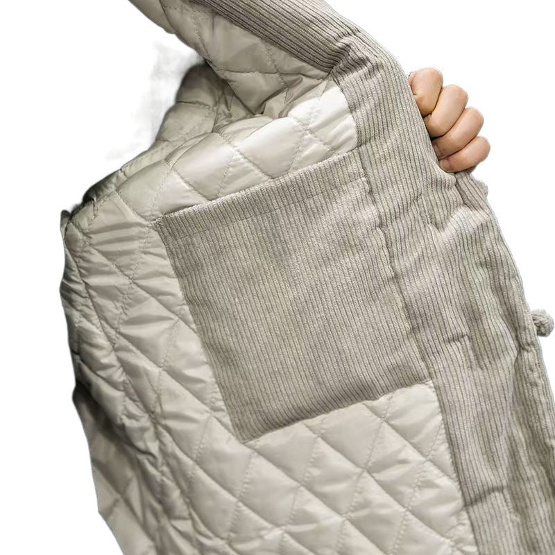Winter Chinese Style Cotton-padded Corduroy Thickened