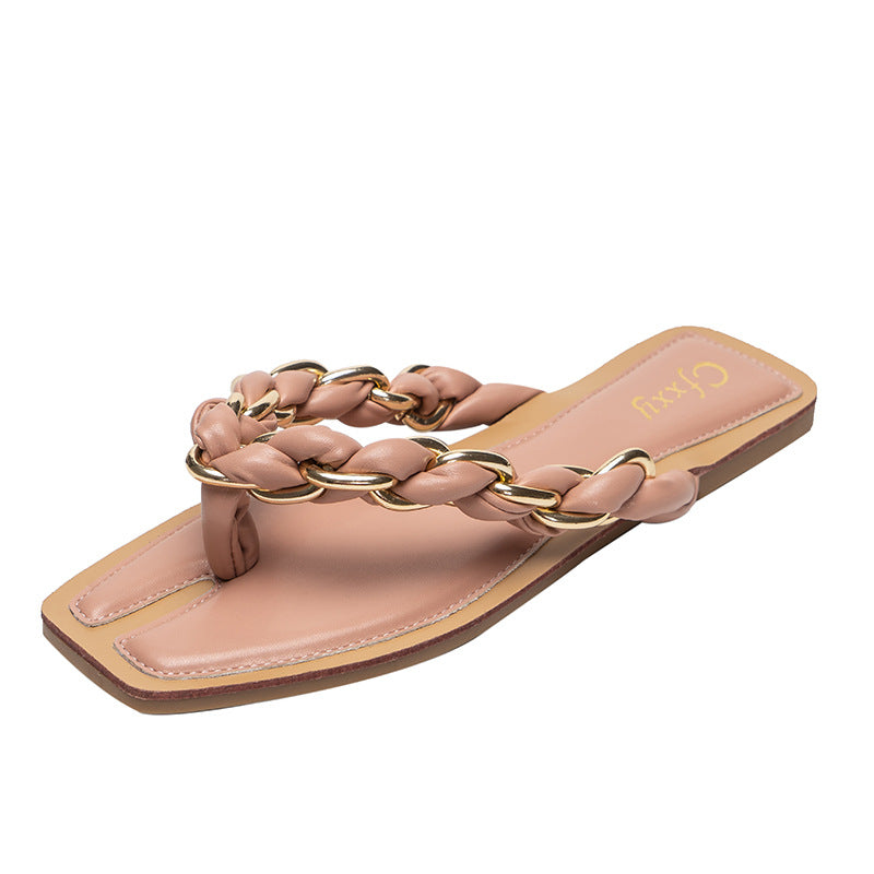 Plus Size Outer Wear Beach Flat Women's Sandals