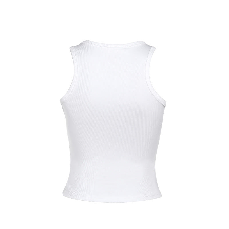 Women's Personalized Pleated Vest Versatile Top