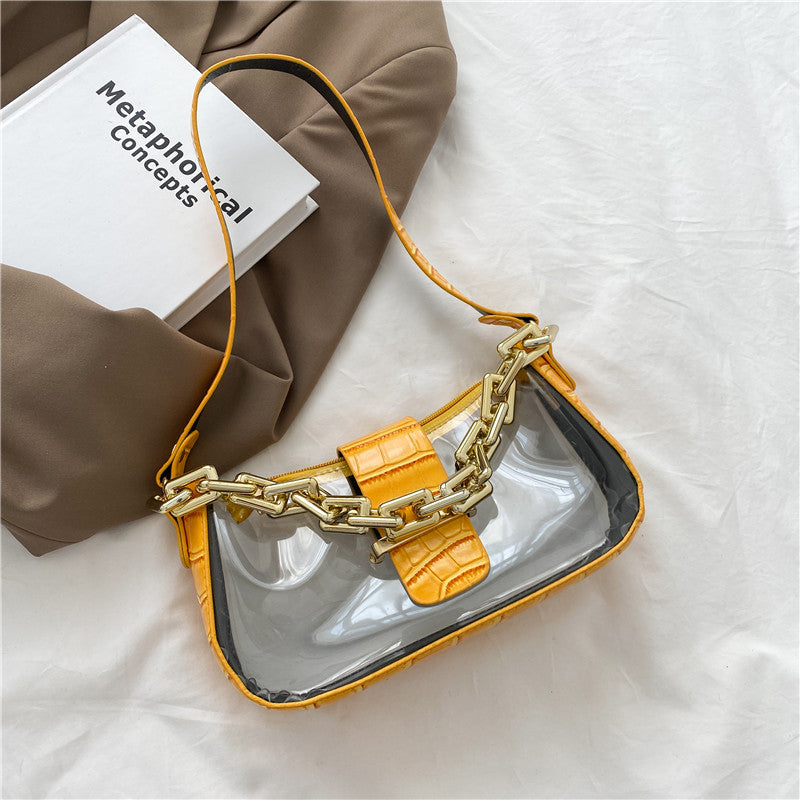 Korean Version Of Acrylic Chain Shoulder Armpit Bag