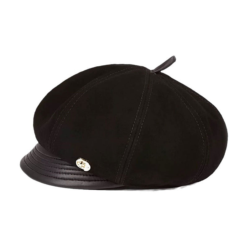 Women's Japanese Style All-matching Casual Sheepskin Beret