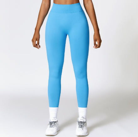 High Waist Hip Lift Brushed Yoga Pants Women's Fitness Pants