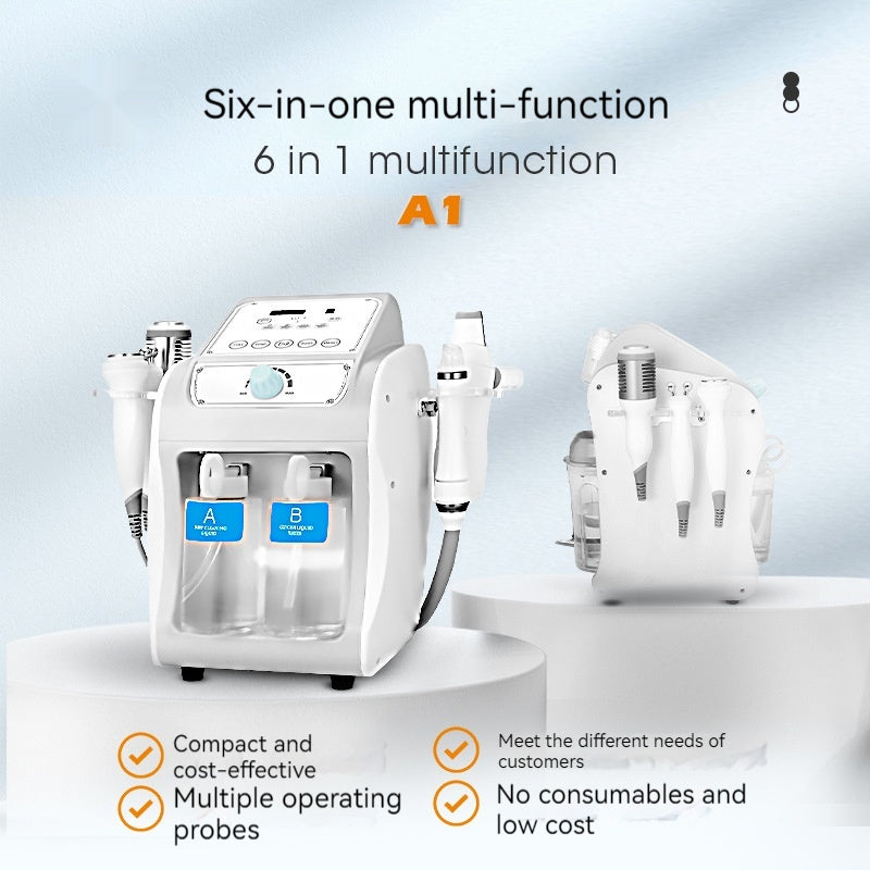 Oxygen Injection Moisturizing Blackhead Exfoliating Face Wash Beauty Six-in-one Skin Management Instrument