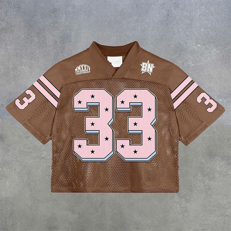 Retro trøje til mænd og kvinder, løs V-hals, sportst-shirt, ét stykke, dropshipping