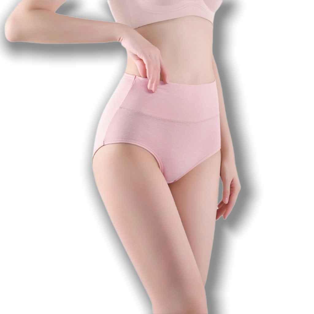 Women's Pure Cotton High Waist Pure Color Simple Slim Fit Simple And Comfortable Elegant Underwear