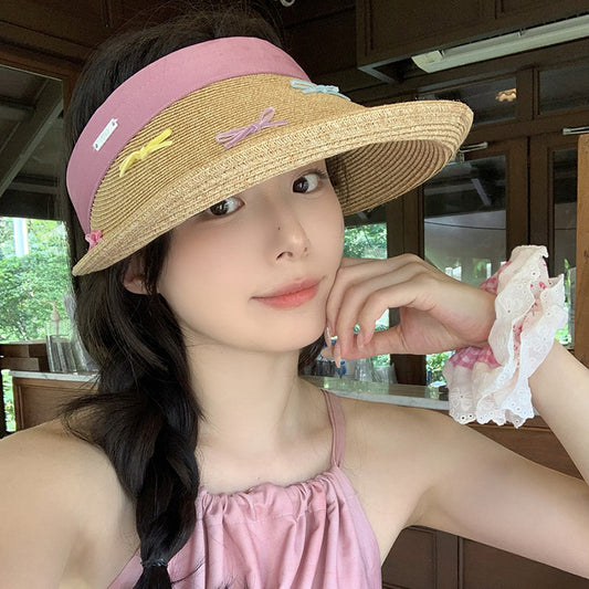 Original Design Color Bow Sun Hat