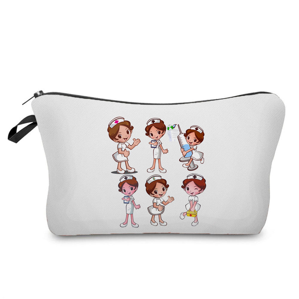 Creative Printing Portable Travel Wash Bag Large Capacity