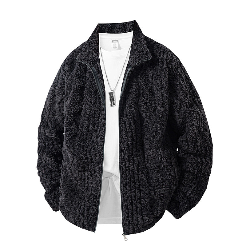 Fleece Padded Men's Warm Jacket